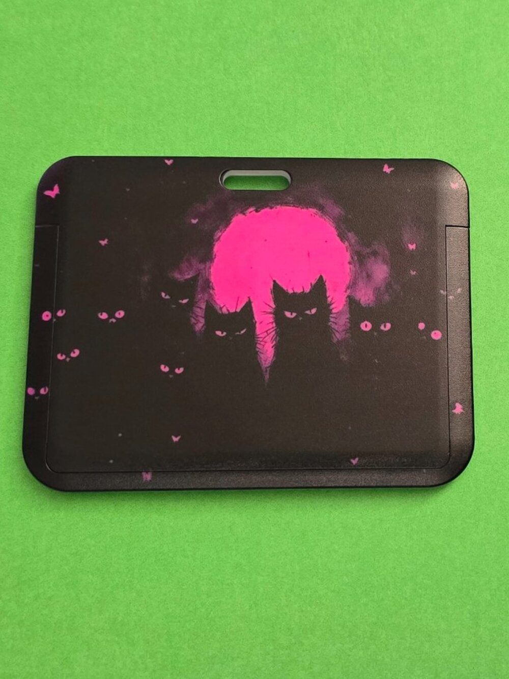 Nocturnal Cats ID Badge Holder